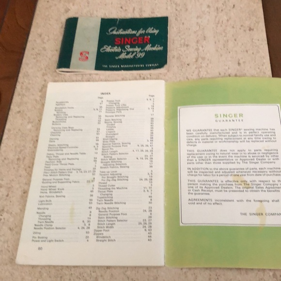 VINTAGE SINGER STYLIST ZIG ZAG INSTRUCTION MANUAL SEWING MACHINE MODEL413 2971 - Picture 6 of 9